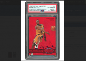 Signed Kobe Bryant PMG Card Could Sell For More Than  alt=