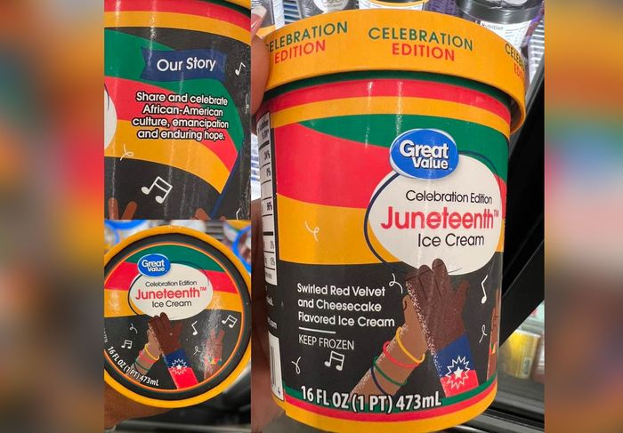 Walmart Pulls Plug on Juneteenth Ice Cream Following Backlash