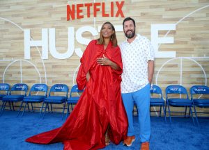 Netflix World Premiere Of HUSTLE - Baller Alert Adam Sandler Lives Up To Queen Latifah's "Work Husband" Expectations In New Netflix Film 'Hustle'