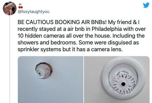 Police Say No Hidden Cameras Were Found in Philly Airbnb Following Investigation