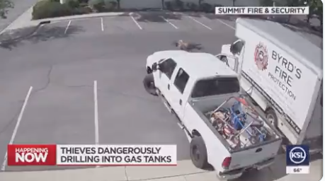Utah Thief Burst Into Flames While Trying to Steal Gas From Another Vehicle