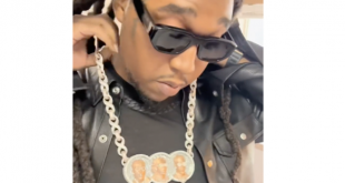 That's Baller: Quavo Gifts Takeoff $350,000 Chain For His Birthday of All Three Migos Members