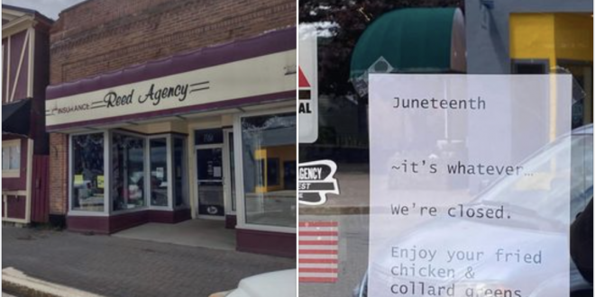 Allstate and Progressive Part Ways With Insurance Company That Placed Racist Juneteenth Message On Door