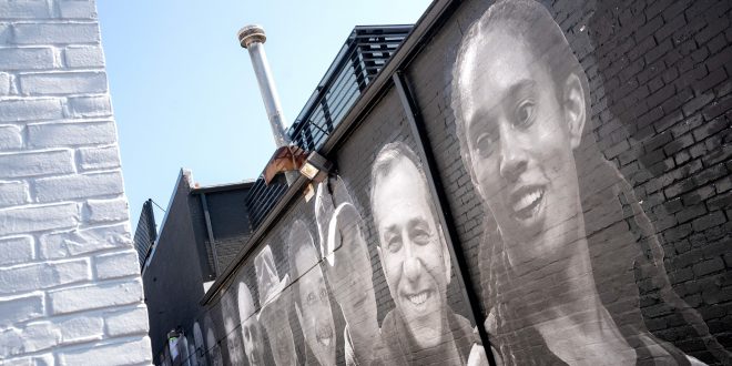 Mural Honoring Brittney Griner and Other Detained Americans Abroad Installed in Washington DC