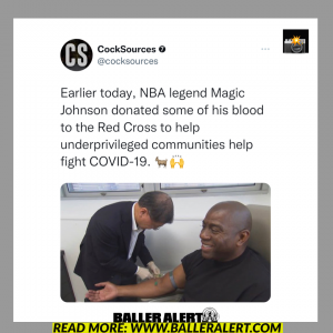 Fake Magic Johnson Tweet - Baller Alert Fake Magic Johnson Tweet