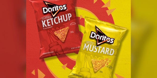 Doritos Ketchup and Spicy Mustard Chips
