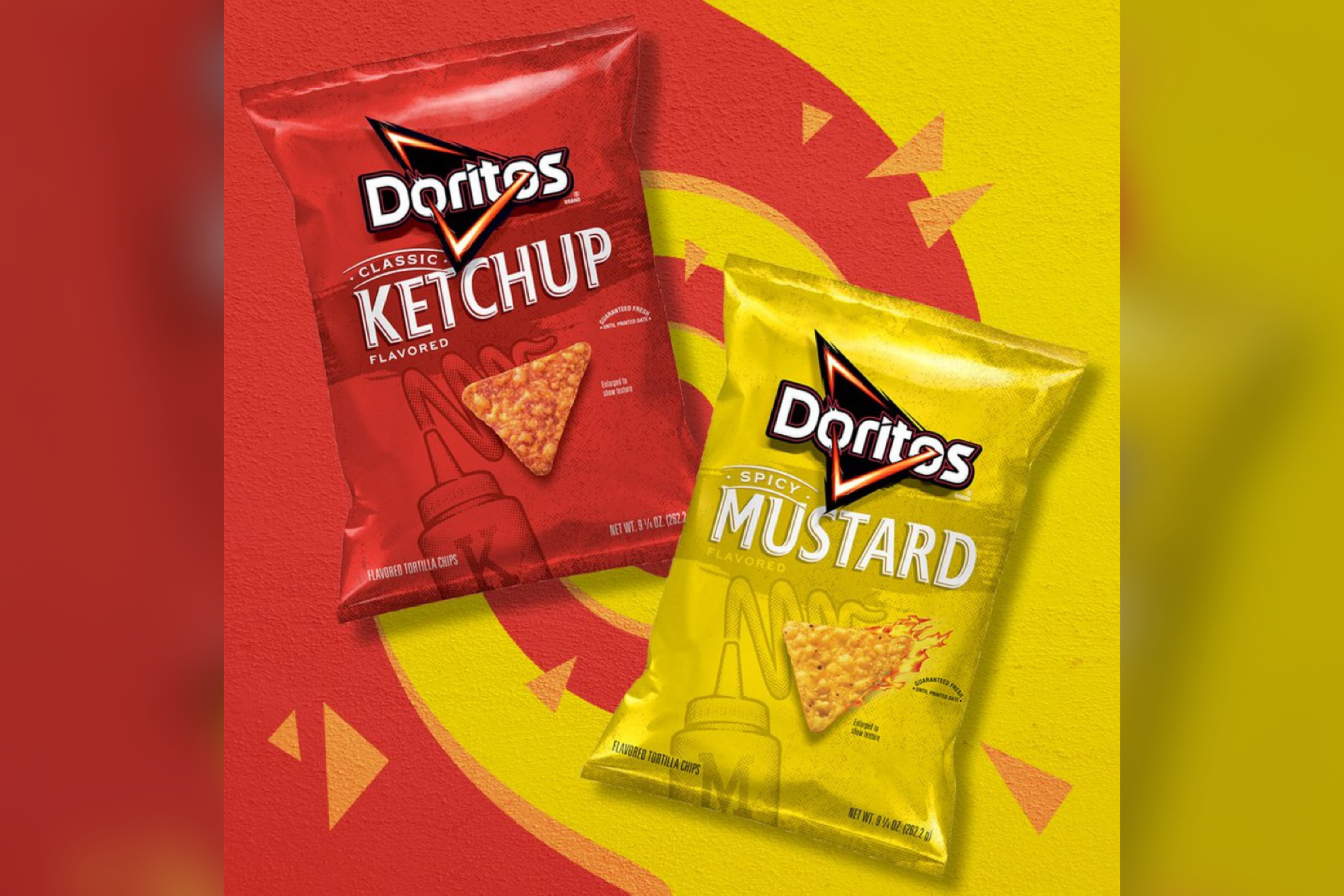 Doritos Ketchup and Spicy Mustard Chips - Baller Alert Doritos Ketchup and Spicy Mustard Chips