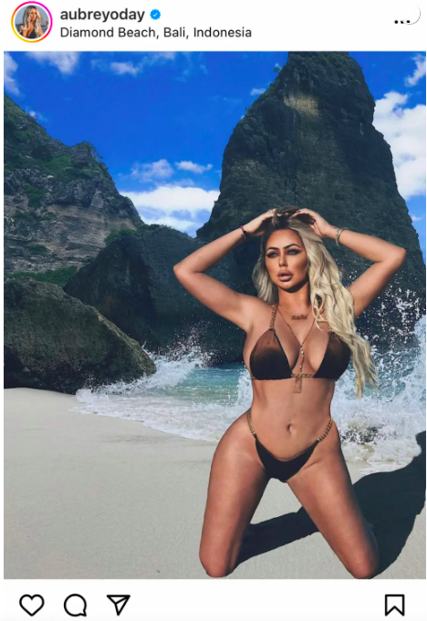 Aubrey O'Day Defends Photoshopping Herself Into Exotic Locations: "Respect My Aesthetic"