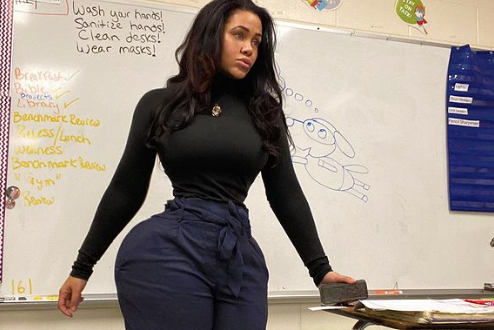 New Jersey Art Teacher Responds To Criticism Over “Curvaceous” Body