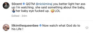 lil kim responds to 50 cent