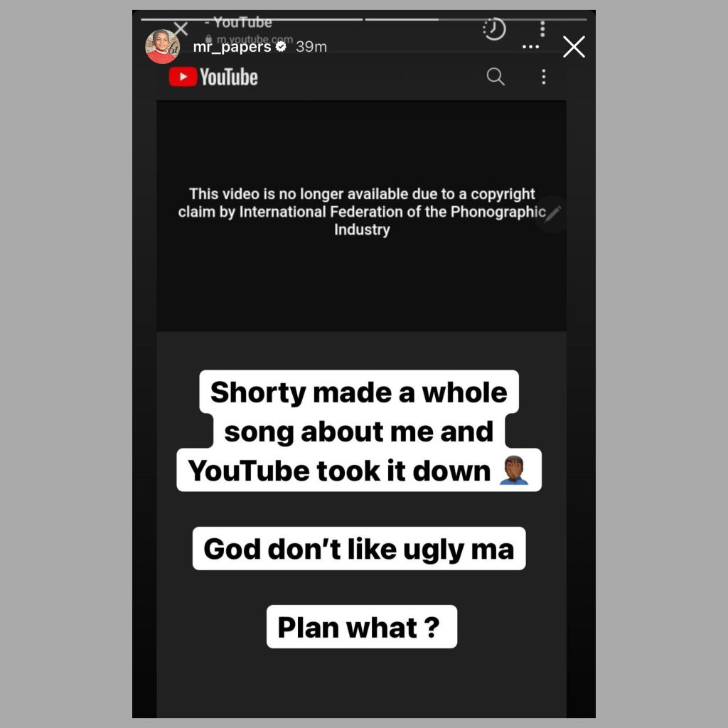 Mr. Papers responds to Lil Kim