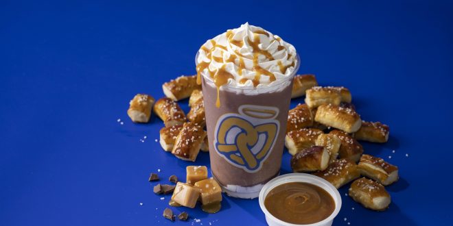 Auntie Anne's Kicking Off National Pretzel Month With All New Salted Caramel Chocolate Frost