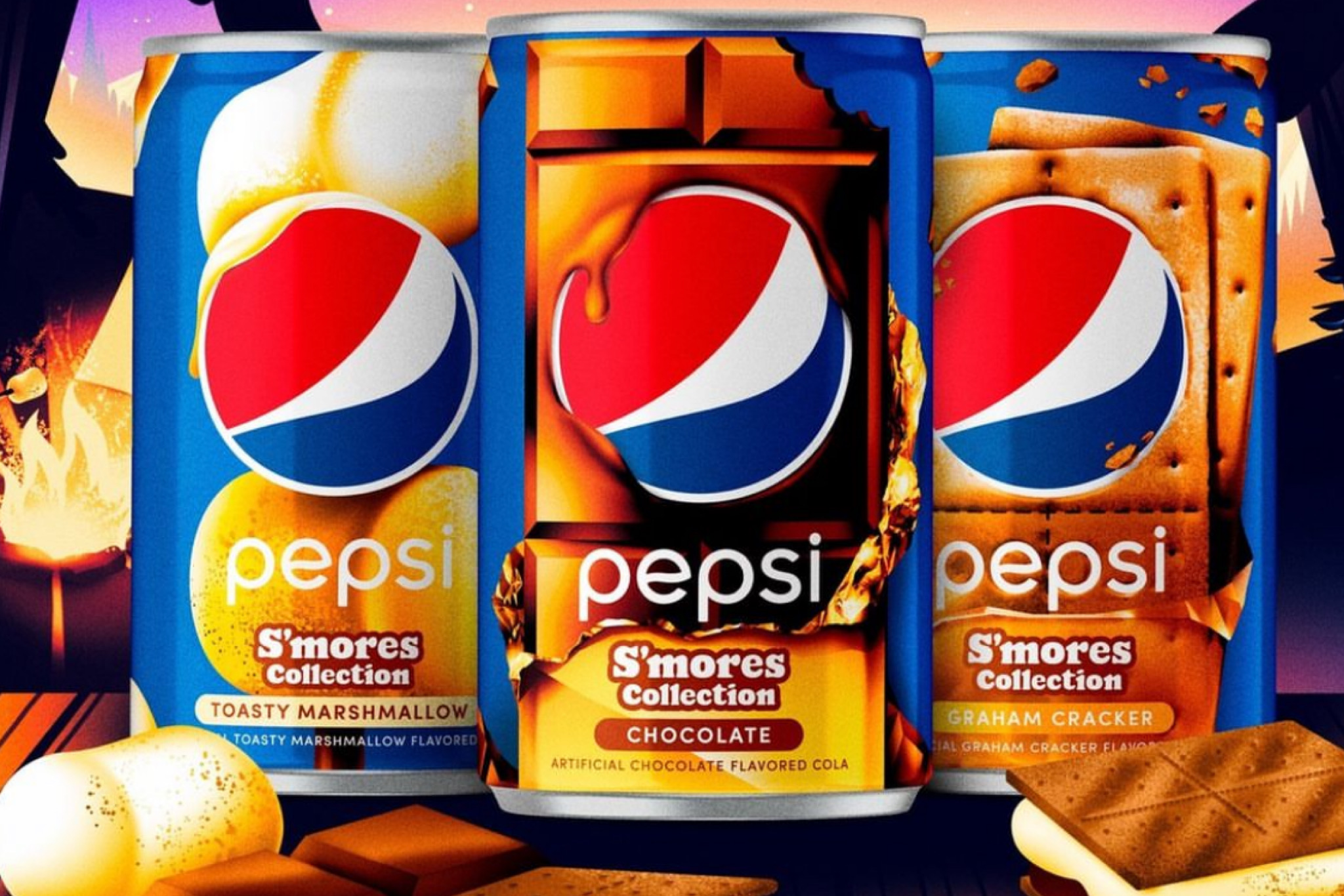 Pepsi Only Allowing 2,000 Fans to Try It's New S'mores Collection Soda