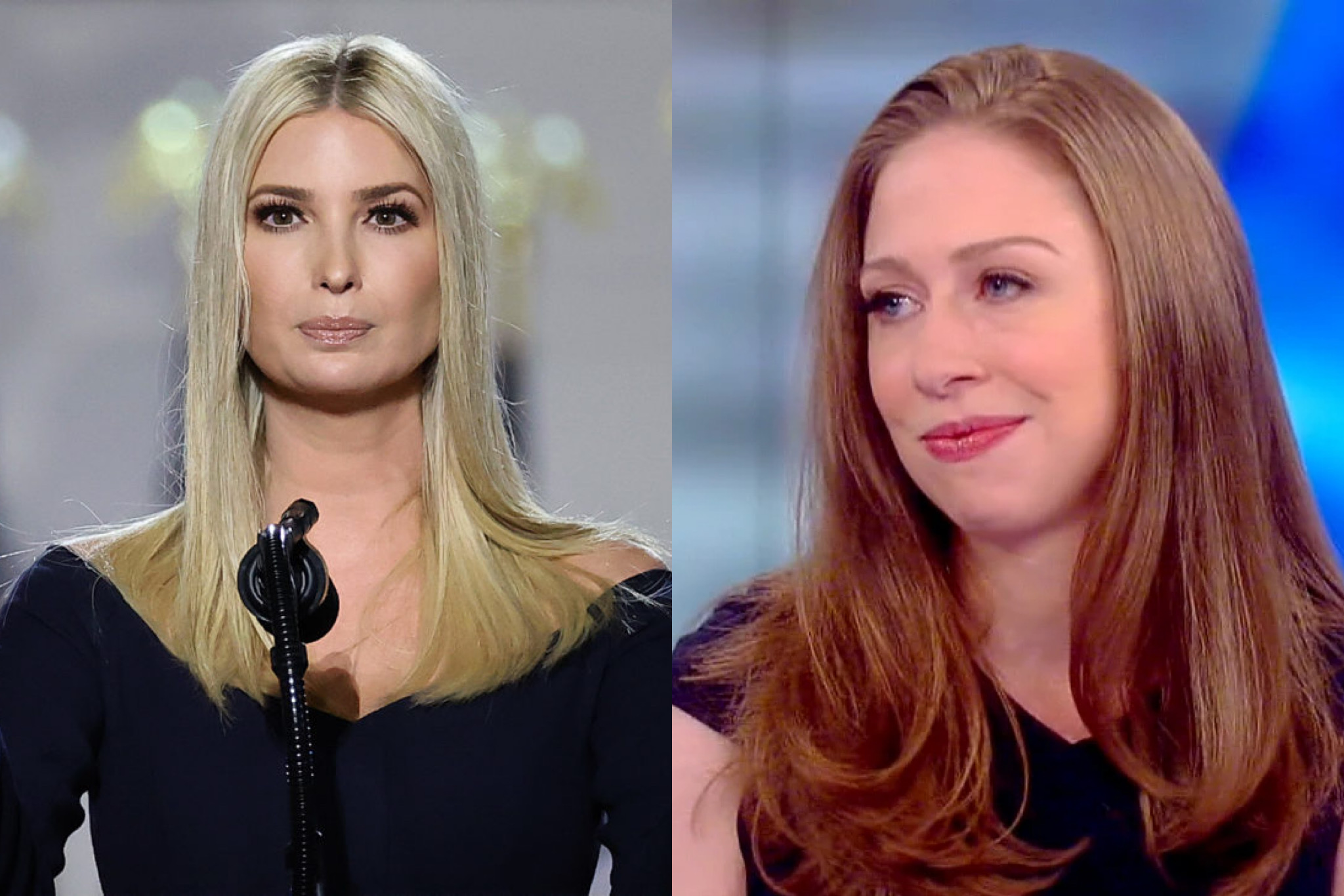Ivanka Trump and Chelsea Clinton