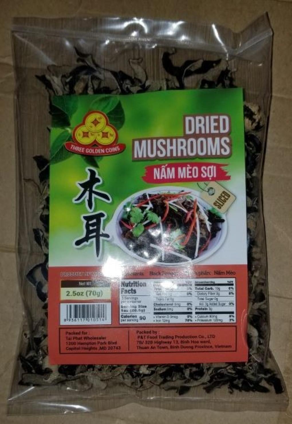 Maryland Health Department Issues Recall For Packaged Mushrooms After Finding Salmonella