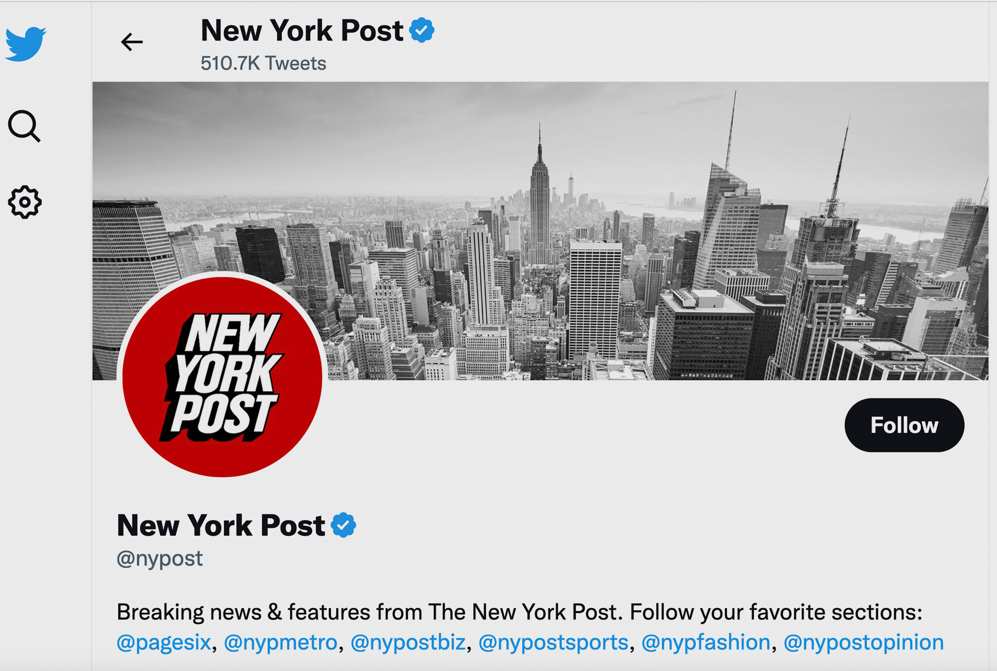 NY Post TWitter Header - Baller Alert A NY Post Employee Was Behind Those Racist, Violent Headlines Posted to Website and Twitter