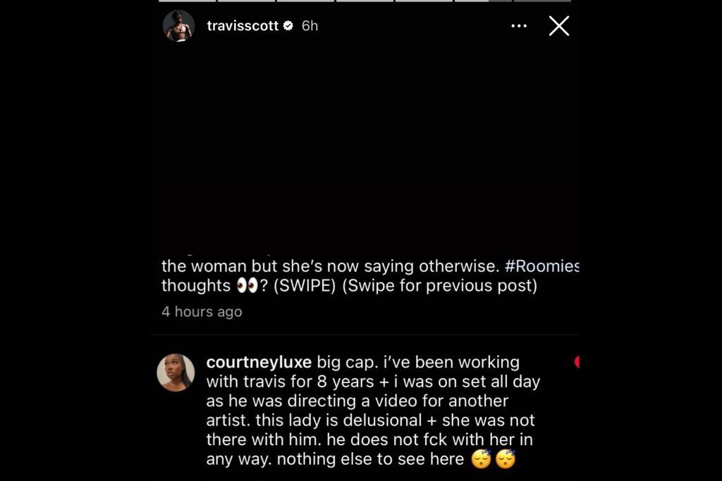 Travis Scott Shoots Down Rumors He Cheated On Kylie Jenner With Model Rojean Kar