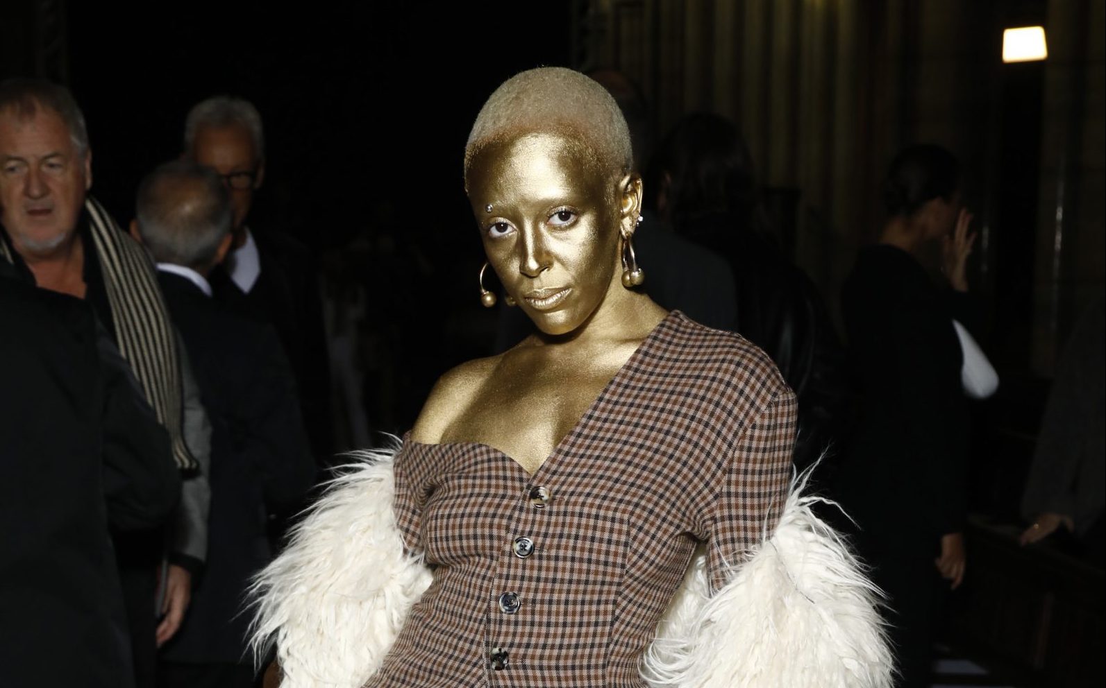 Doja Cat Responds to Critics Over "Ugly" Gold Makeup at Paris Fashion Show