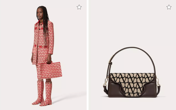 Valentino Shows Off New "Toile Iconographe" Logo with 2022 Collection