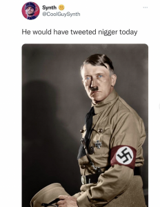 racist twitter post