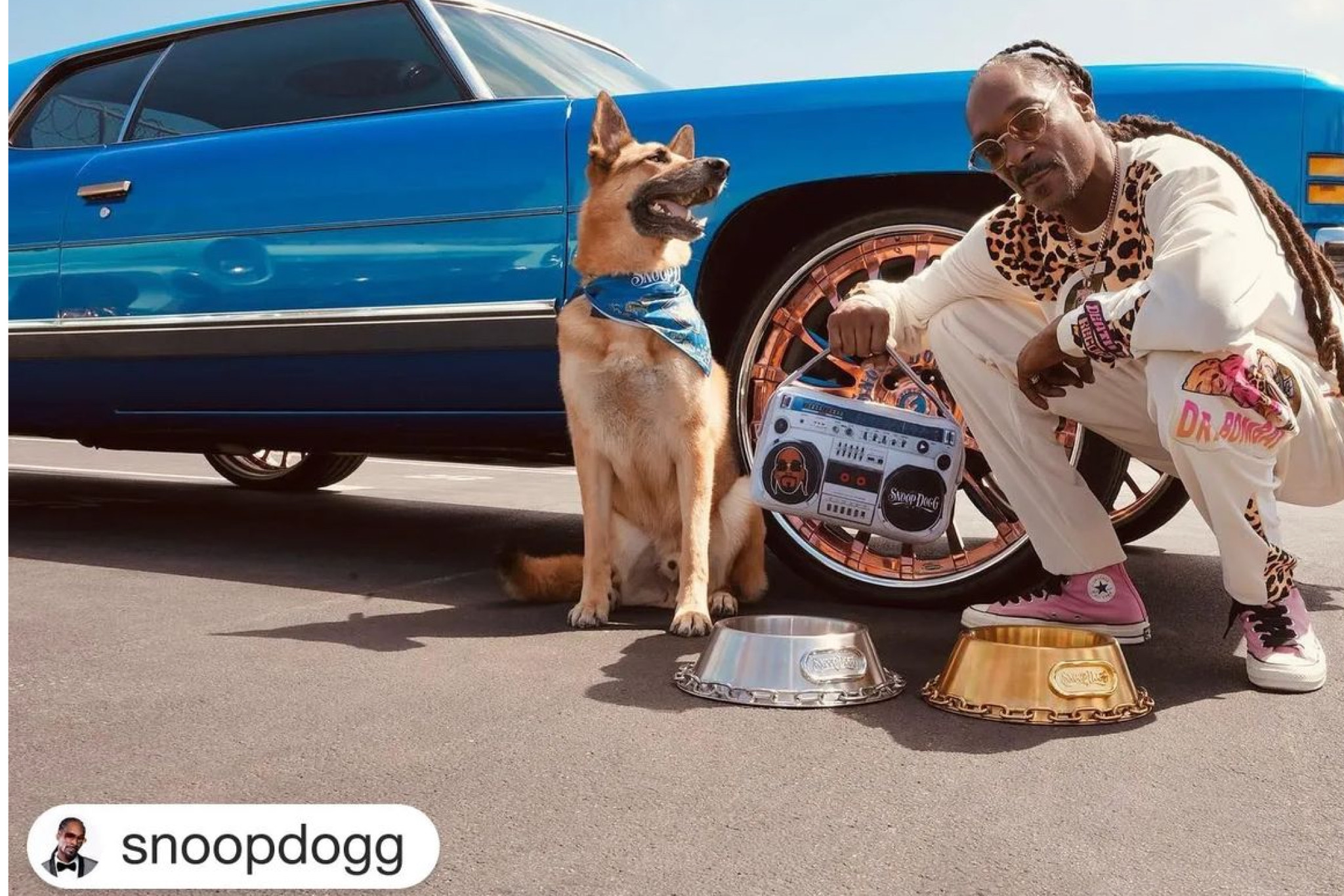 Snoop Dogg Launches A Pet Accessories Line That Features Pajamas, Hoodies, And Harnesses Called “Snoop Doggie Dogs”