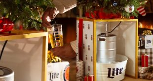 Miller Lite Is Remixing the Christmas Party With their New Christmas Tree Keg Stand