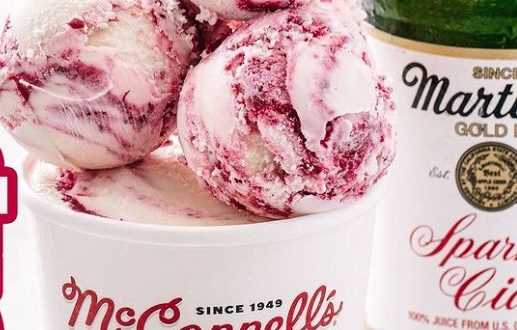 McConnell's and Martinelli's Team Up For New Ice Cream Flavor That Pays Homage to a Thanksgiving Classic