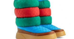 Ballerific Fashion: New Multicolor Gucci Puffer Boots for Winter