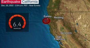 Northern California Hit With 6.4 Magnitude Earthquake