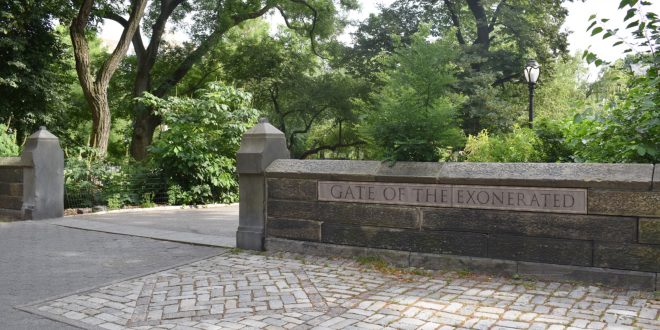 "The commemoration of this entrance is bittersweet," Salaam said. "This Gate of the Exonerated serves as a reminder of the love and support we have received.  For that, I am truly thankful and honored -- and recommitted to righting the wrongs of our criminal system of injustice to ensure our youth never face what we did."