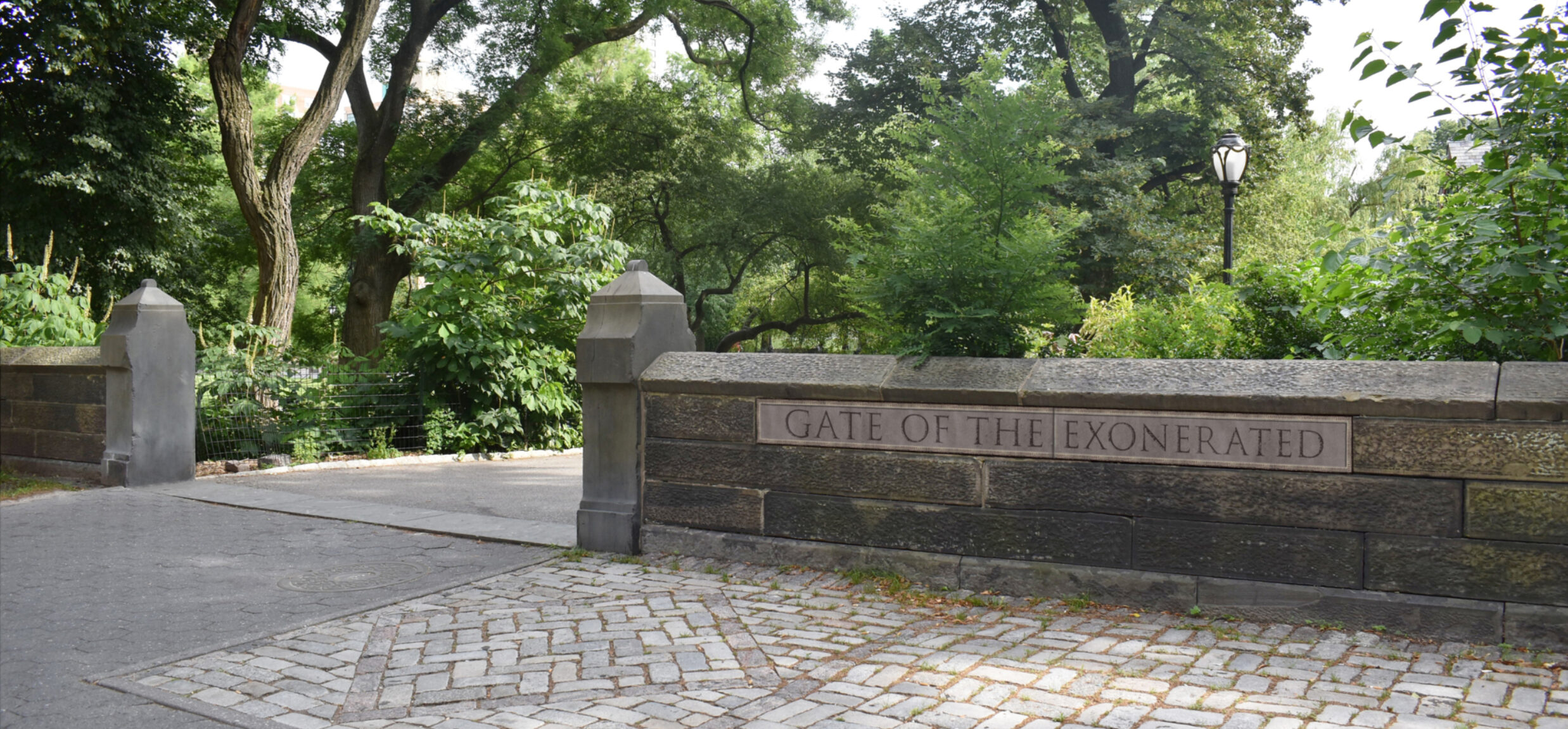 "The commemoration of this entrance is bittersweet," Salaam said. "This Gate of the Exonerated serves as a reminder of the love and support we have received.  For that, I am truly thankful and honored -- and recommitted to righting the wrongs of our criminal system of injustice to ensure our youth never face what we did."