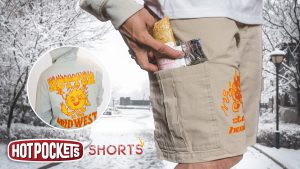 Hot Pockets Debuts Cargo Shorts with Insulated Pockets Created to Keep Food Warm