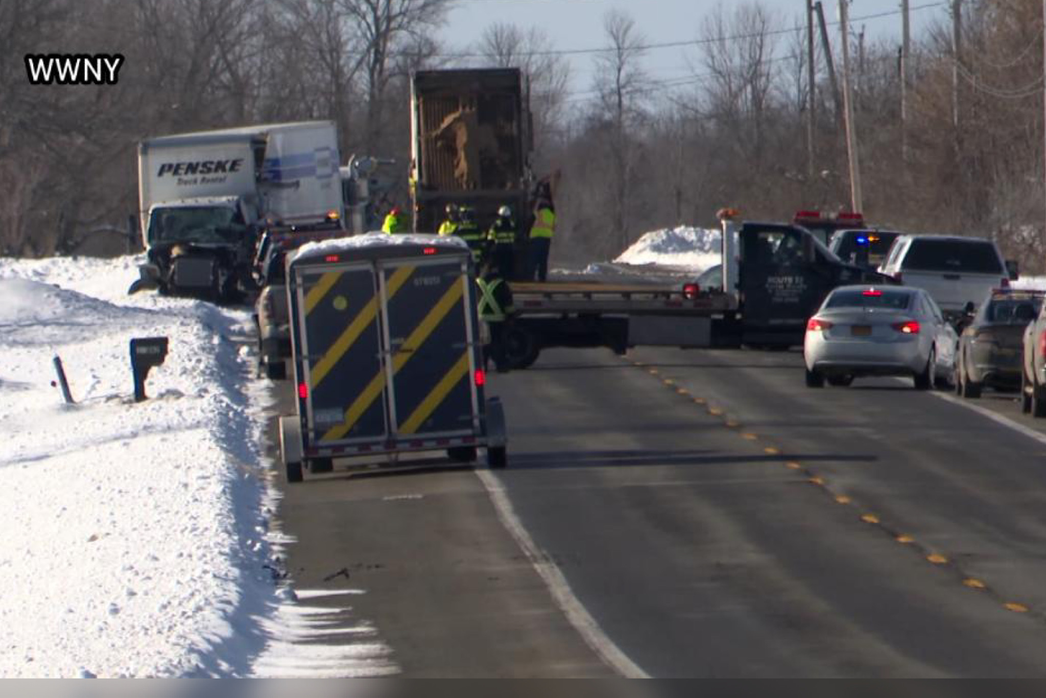 Upstate New York Crash Leaves 6 Dead, Truck Collides With Bus