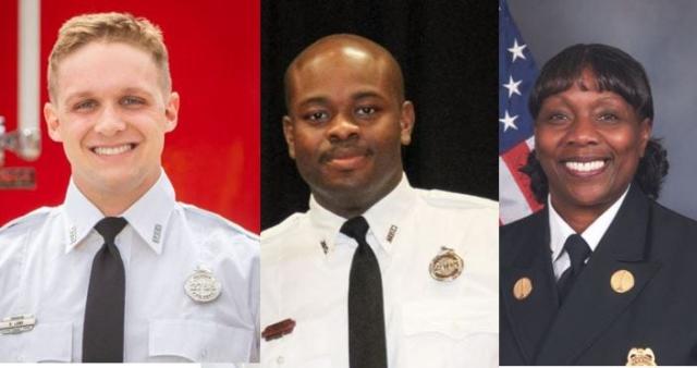 Robert Long, JaMichael Sandridge, and Lt. Michelle Whitaker - Baller Alert Three Memphis Fire Department Employees Fired for Violating Protocol in Response to Fatal Beating of Tyre Nichols