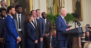 The Warriors Celebrate Their 2022 NBA Championship At The White House