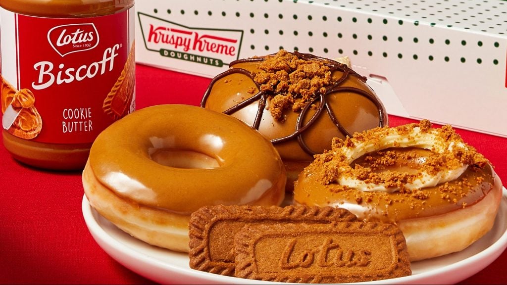 Krispy Kreme Partners With Iconic Biscoff® Cookies For New Doughnut Collection