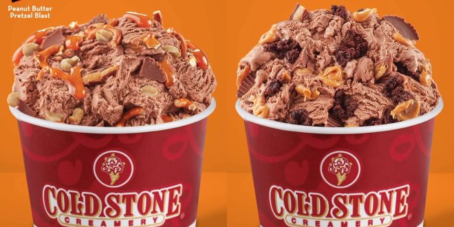 Cold Stone Creamery & Reese's Unveils New Ice Cream & Creations For Peanut Butter Lovers