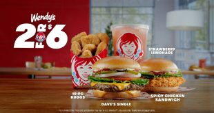 Wendy’s Introduces 2 for $6 Deal