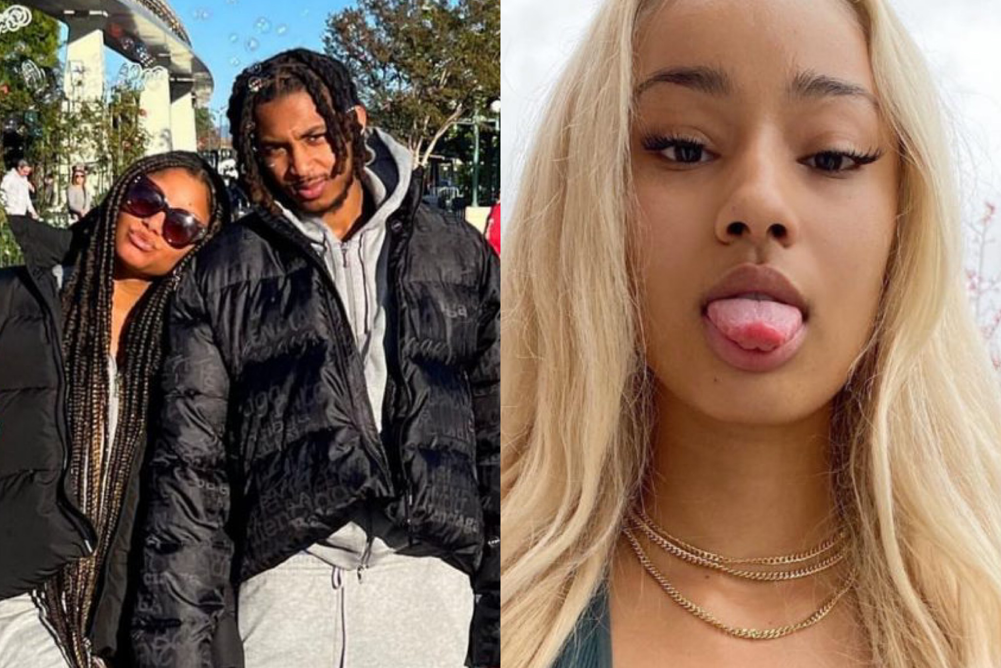 Social Media Reacts To The Drama Between Halle Bailey Her Babefriend DDG And His Ex Girlfriend