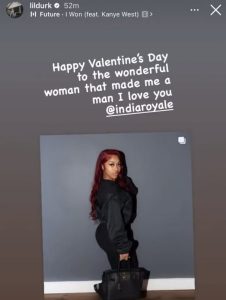 Lil Durk India post
