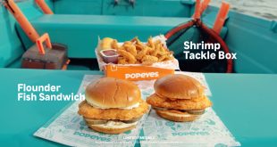 Popeyes Ramps Up Seafood Menu With Return Of Flounder Fish Sandwich & $6 Shrimp Tackle Box