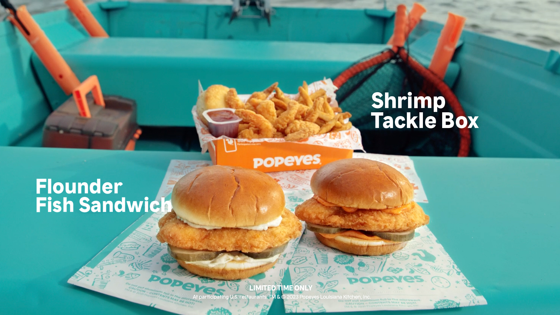 Popeyes Ramps Up Seafood Menu With Return Of Flounder Fish Sandwich & $6 Shrimp Tackle Box