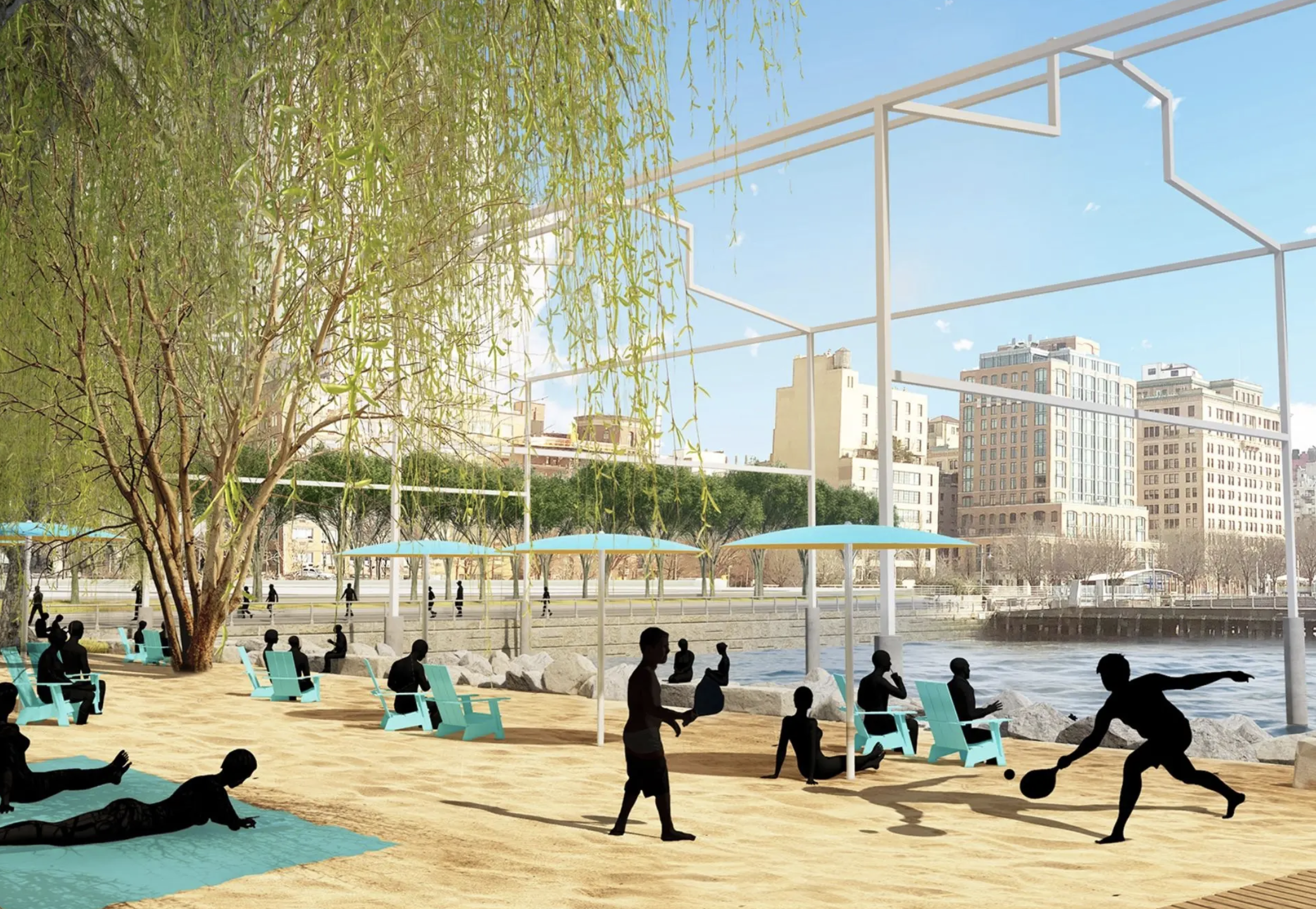 Beach Set To Open This Summer in Manhattan, But Getting In The Water Is Not Allowed