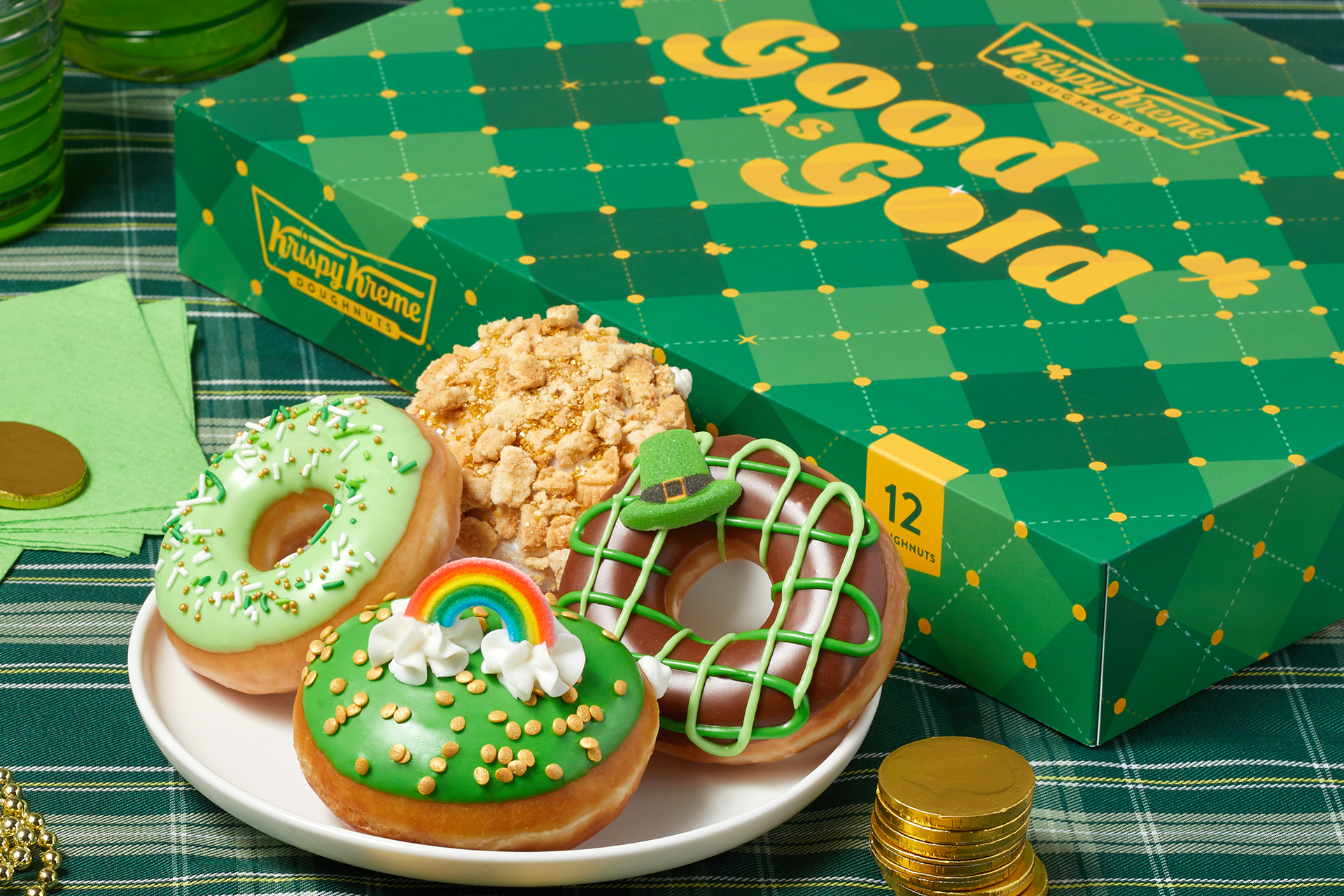 Krispy Kreme "Good as Gold" Line-Up Is Capturing The Essence Of St. Patrick's Day
