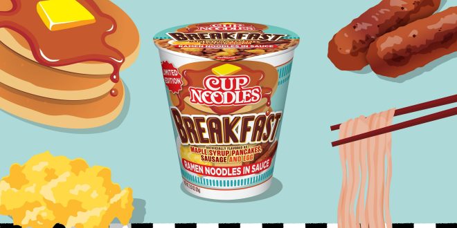 Smash or Pass? Cup Noodles Drops Breakfast Flavored Ramen That Tastes Like Pancakes, Sausage & Eggs
