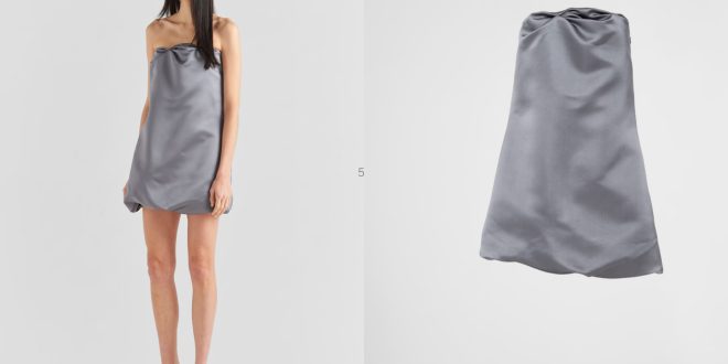 WTFashion: Prada’s Strapless Satin and Pongé Mini-Dress