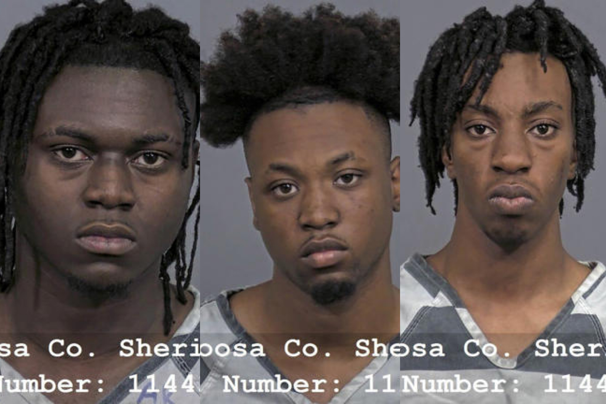 Wilson LaMar Hill Jr., 20; George Brown Jr., 19, and Johnny Letron Brown, 20 - Baller Alert Alabama police: 89 shots fired into crowded Sweet 16 party