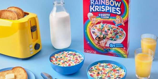 Rice Krispies Launches Fruity Rainbow Krispies To Cereal Lineup