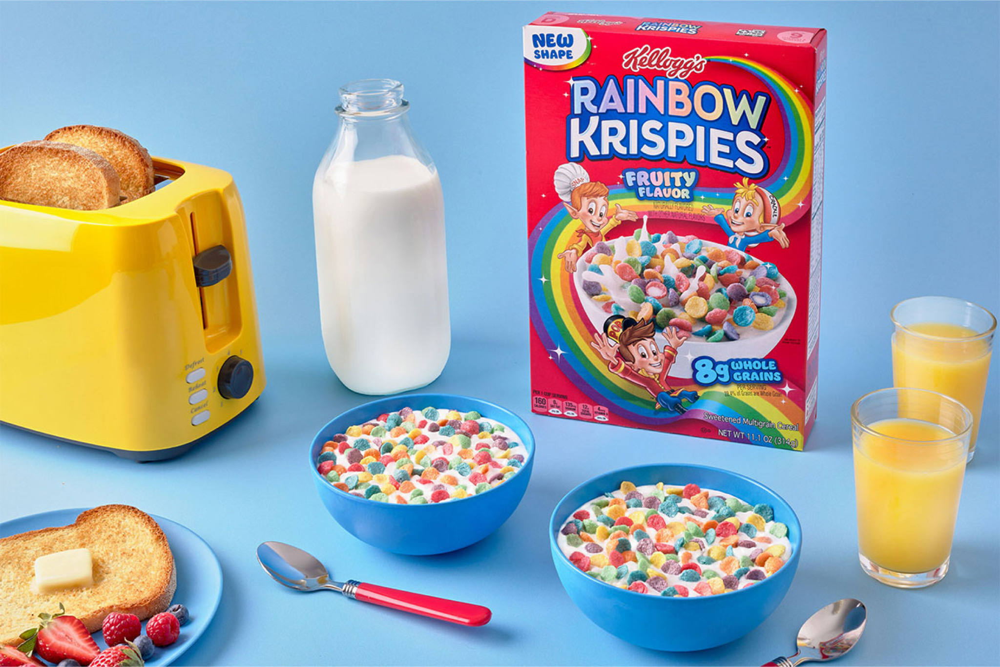 Rice Krispies Launches Fruity Rainbow Krispies To Cereal Lineup