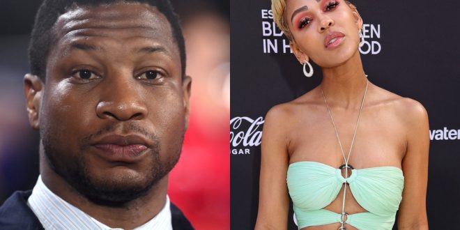 Jonathan Majors & Meagan Good Says They Are "In Love" and "Doing Great" During Red Carpet Debut